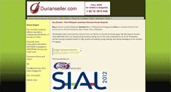 Desktop Screenshot of durianseller.com