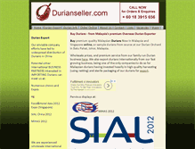 Tablet Screenshot of durianseller.com